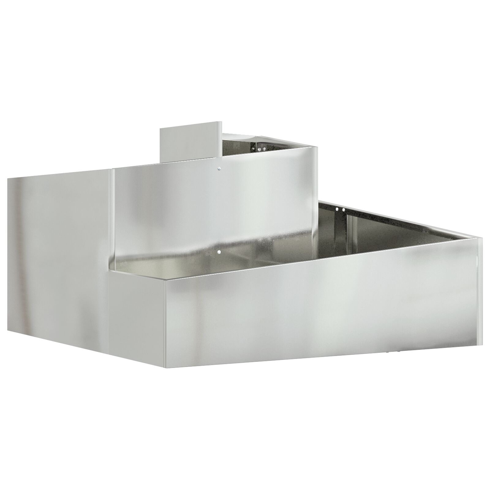 Pflanzer 80x80x50 cm Verzinkter Stahl