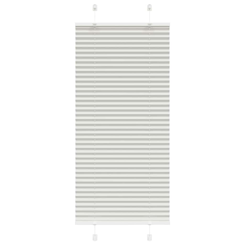Plissee Hellgrau 60x150 cm Stoffbreite 59,4 cm Polyester