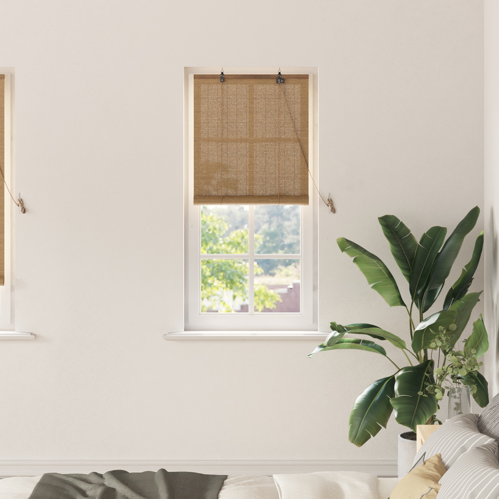 Fensterjalousien und -schattierungen Hellbraun 60 x 220 cm
