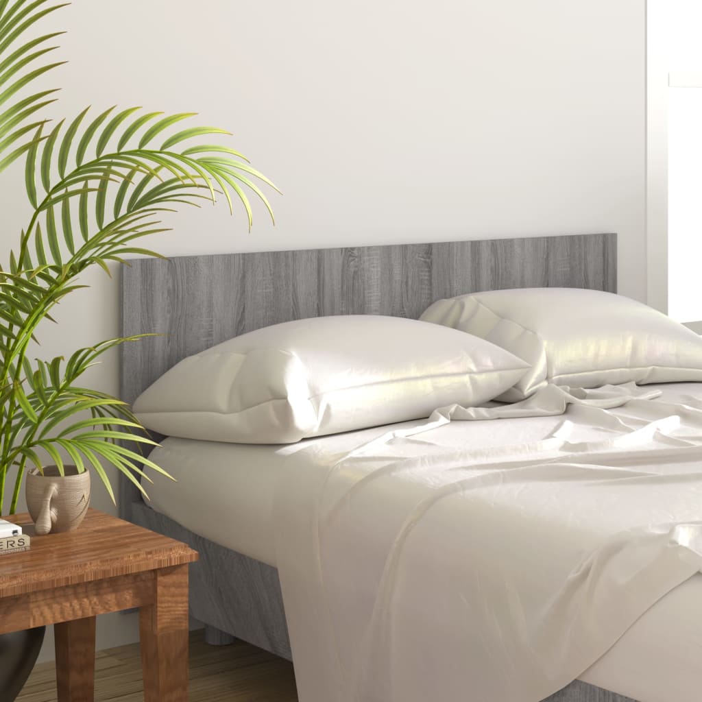 Kopfteil Grau Sonoma 160x1,5x80 cm Holzwerkstoff