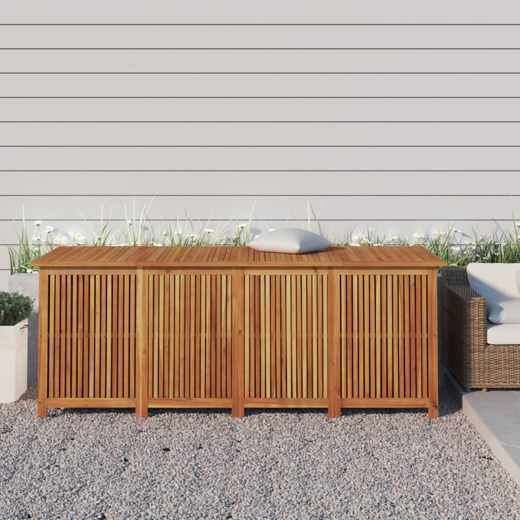Gartenbox 200x80x75 cm Massivholz Akazie