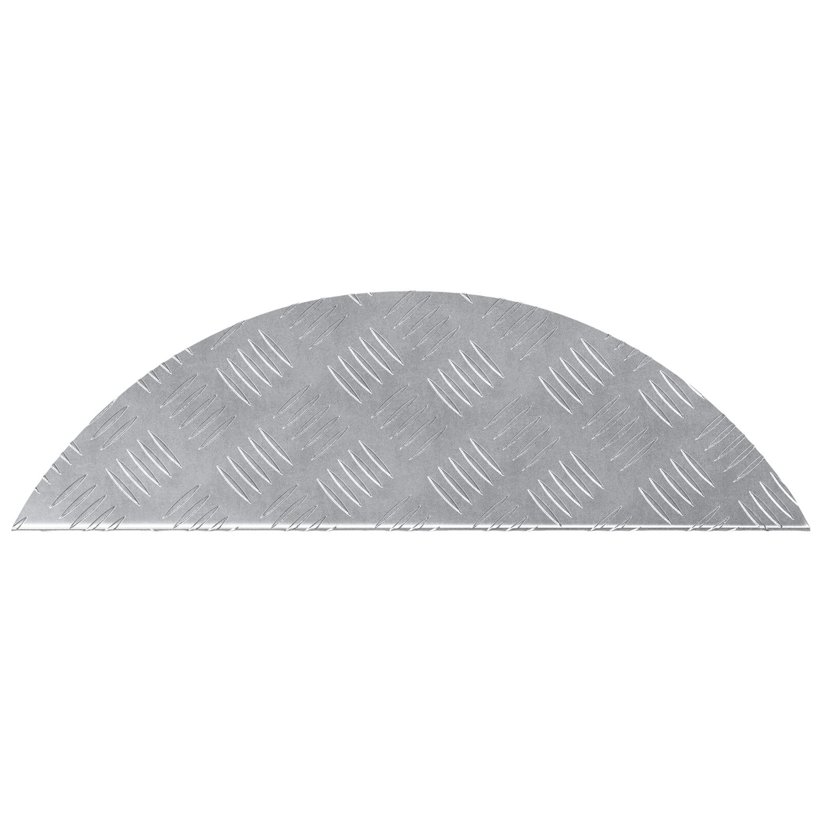 vidaXL Aluminium Treppenstufen 15 Stück Rutschsicher 60x18 cm
