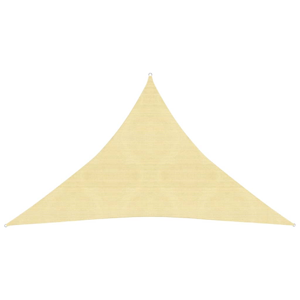 Sonnensegel 160 g/m² Beige 5x5x6 m HDPE