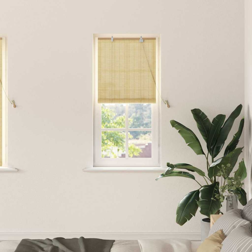 Fensterjalousien und -schattierungen Natur 60 x 160 cm Bambus