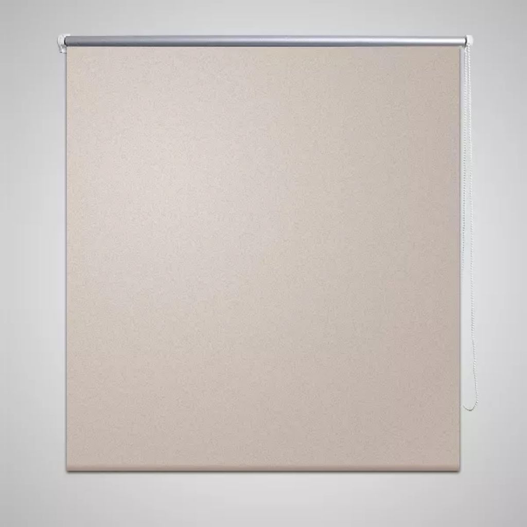 Verdunkelungsrollo Verdunklungsrollo 100 x 230 cm beige
