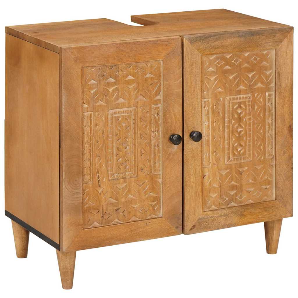 Badezimmer Schrank Wandmontiert Hellbraun 62 x 33 x 58 cm Badezimmer Schrank Wandmontiert Hellbraun 62 x 33 x 58 cm