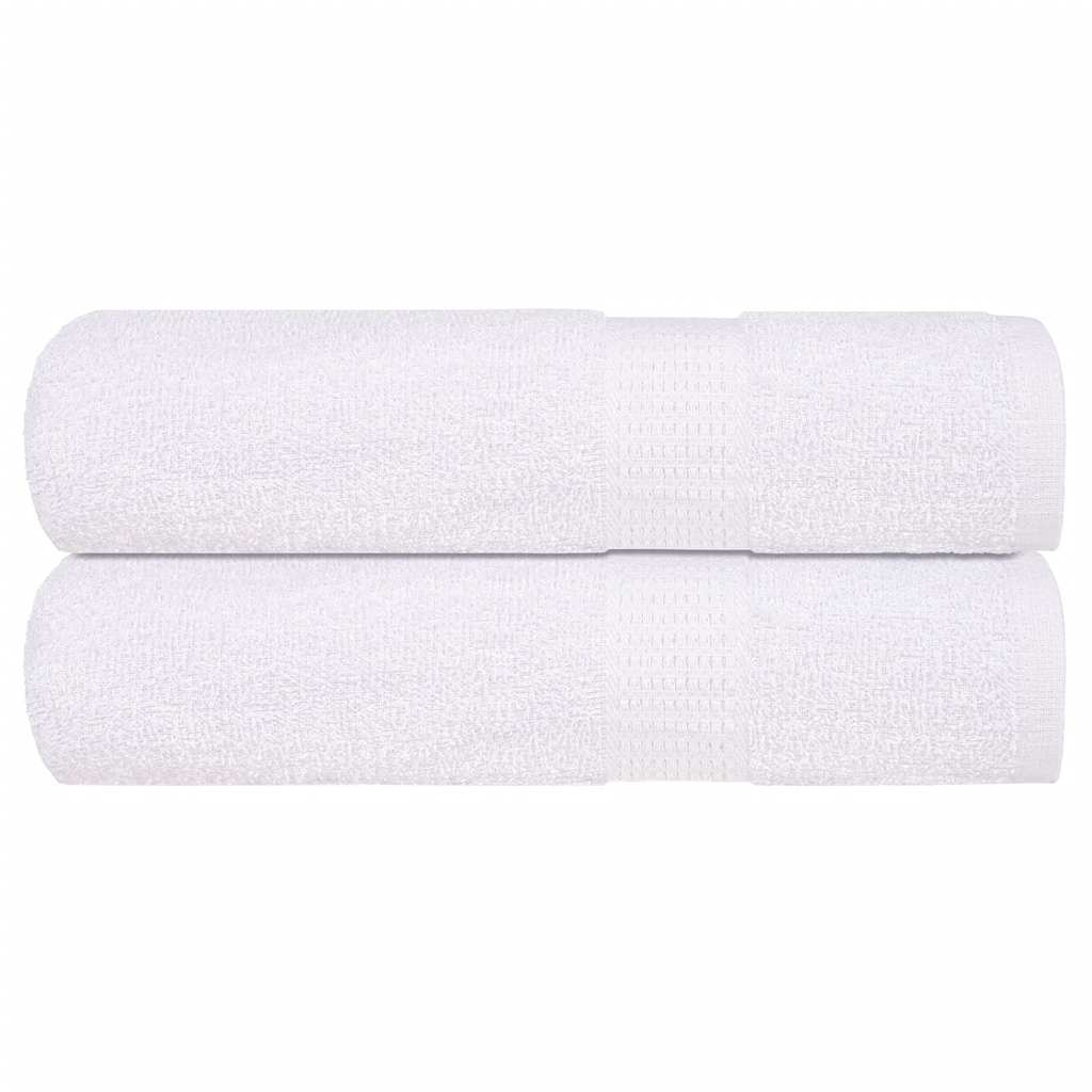 Badetücher 2 Stk. Weiß 100x150 cm 360 g/m² 100% Baumwolle