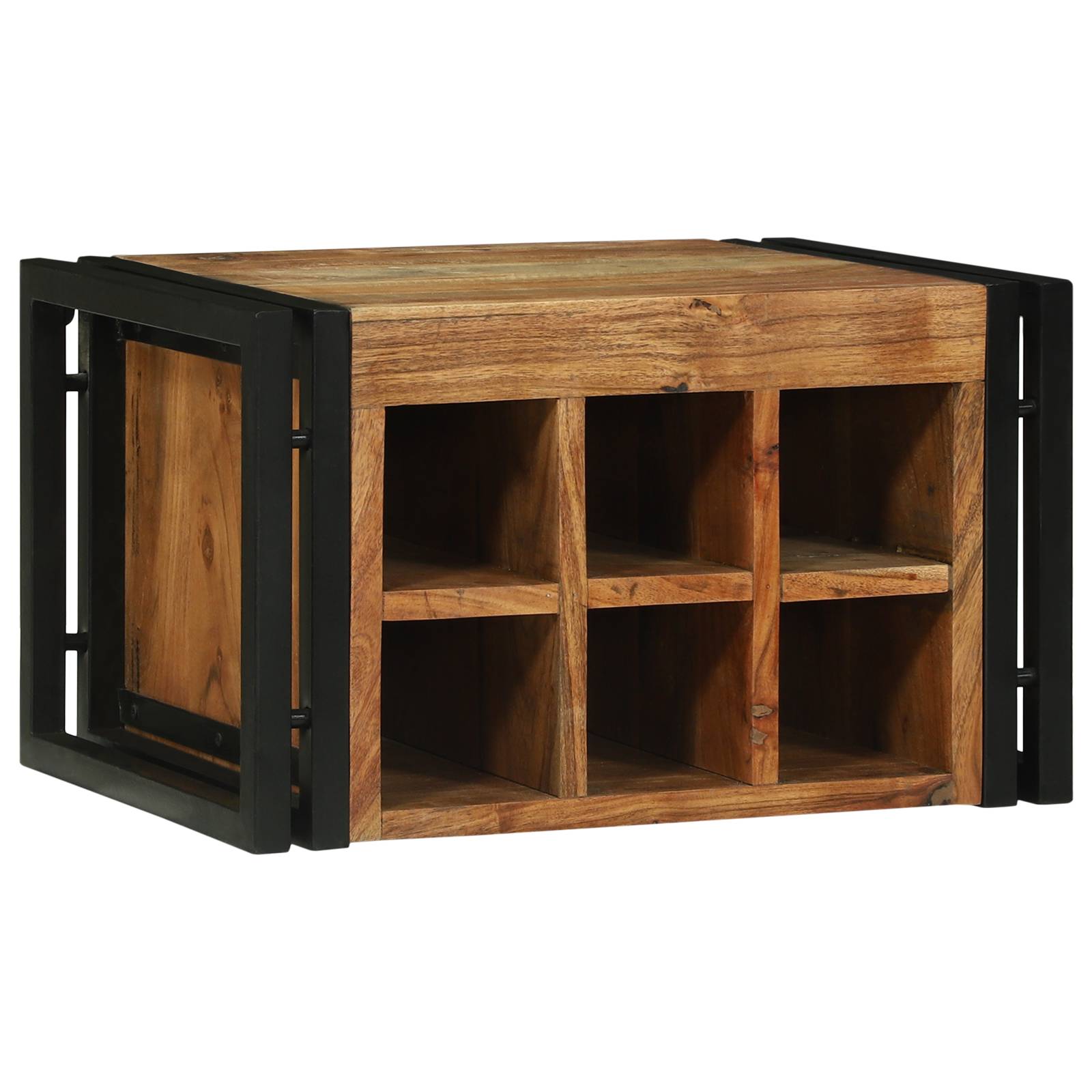 Weinregal 46x35x27,5 cm Massivholz Akazie