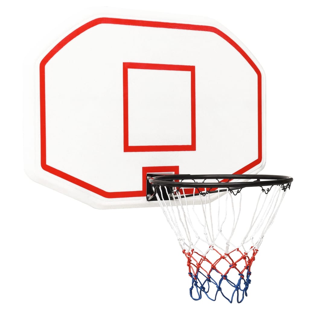 Basketballkorb Weiß 109x71x3 cm Polyethylen