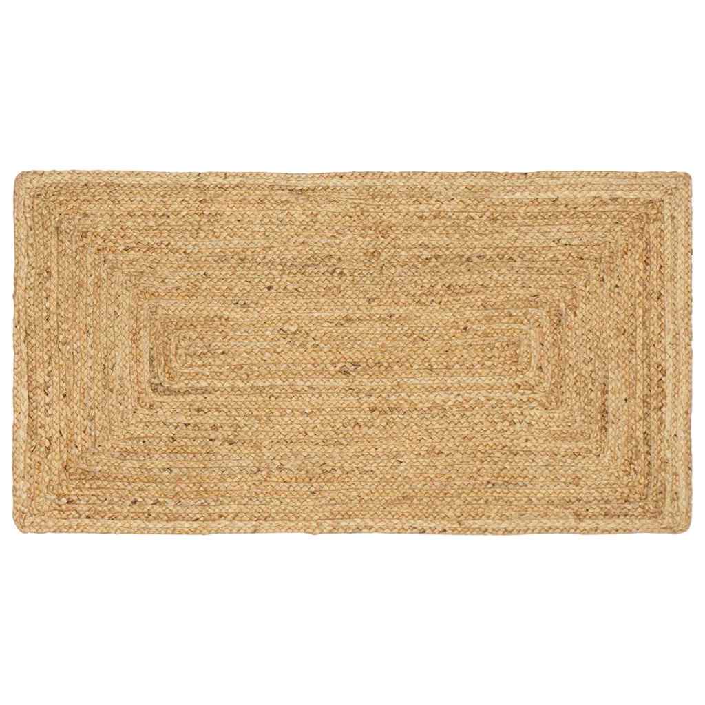 Teppich Beige 60 x 110 cm Jute