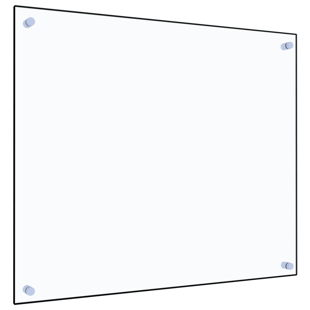 Küchenrückwand Transparent 70x60 cm Hartglas