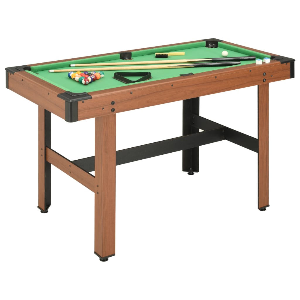 Billardtisch 4 Fuß 122×61×76 cm Braun Billardtisch 4 Fuß 122×61×76 cm Braun