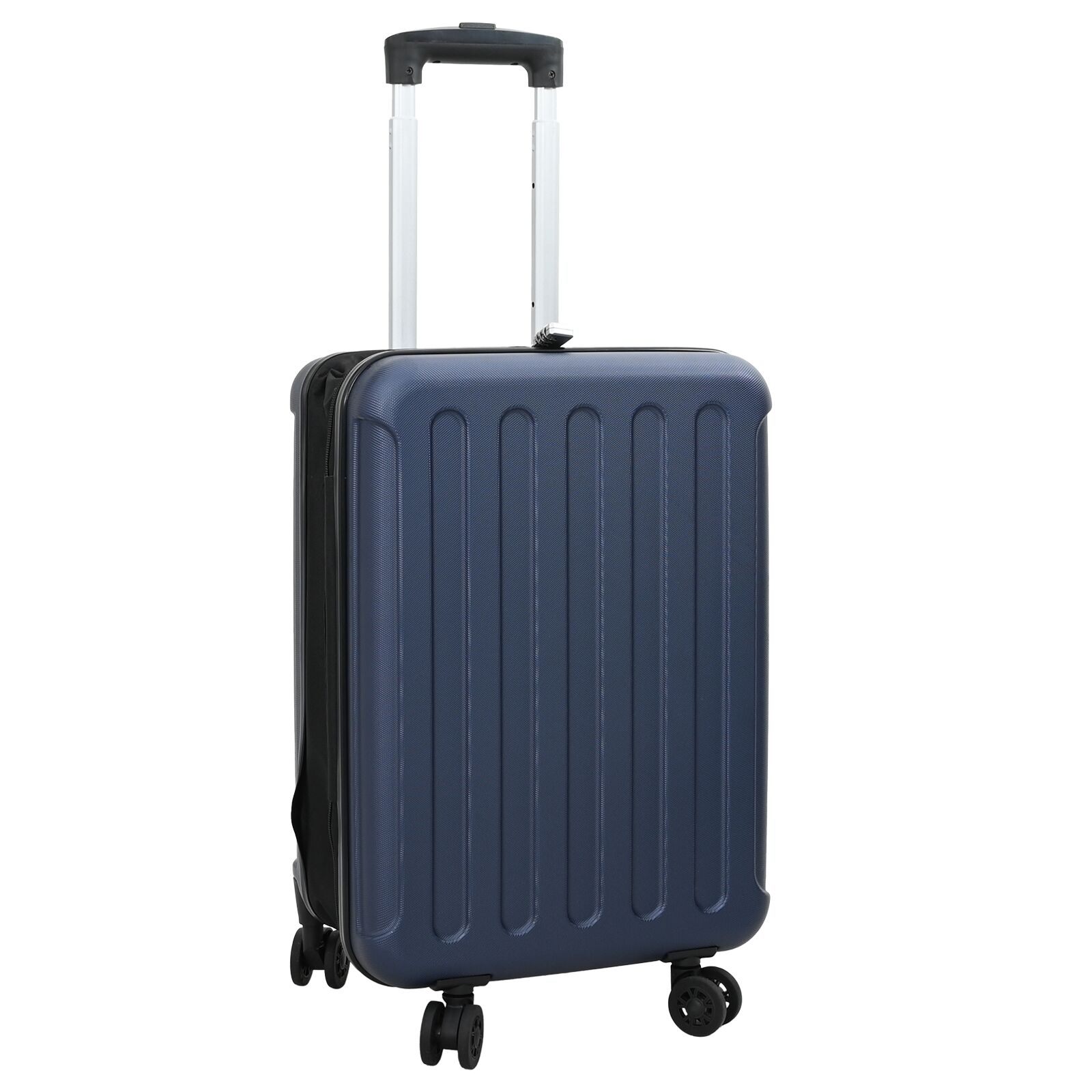 Zusammenklappbarer Koffer Hartschale 20'' Dunkelblau 34x23x55,5 cm
