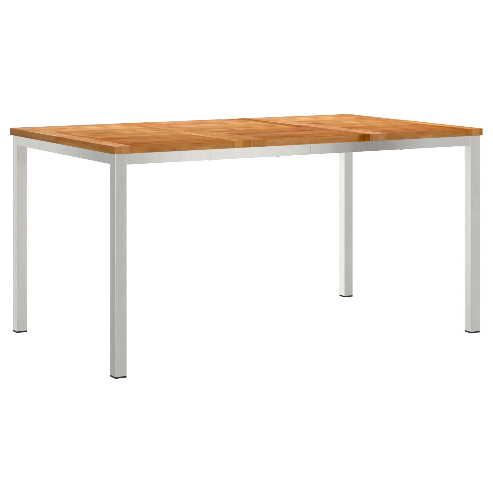Esstisch für draußen 150x90x75 cm Massivholz Teak
