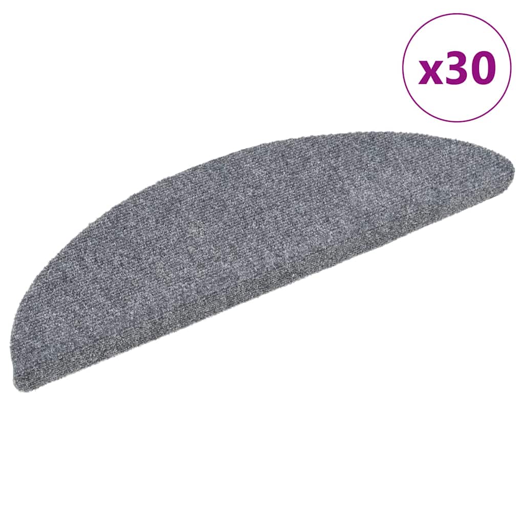 Stufenmatten Selbstklebend 30 Stk. Hellgrau 56x17x3 cm