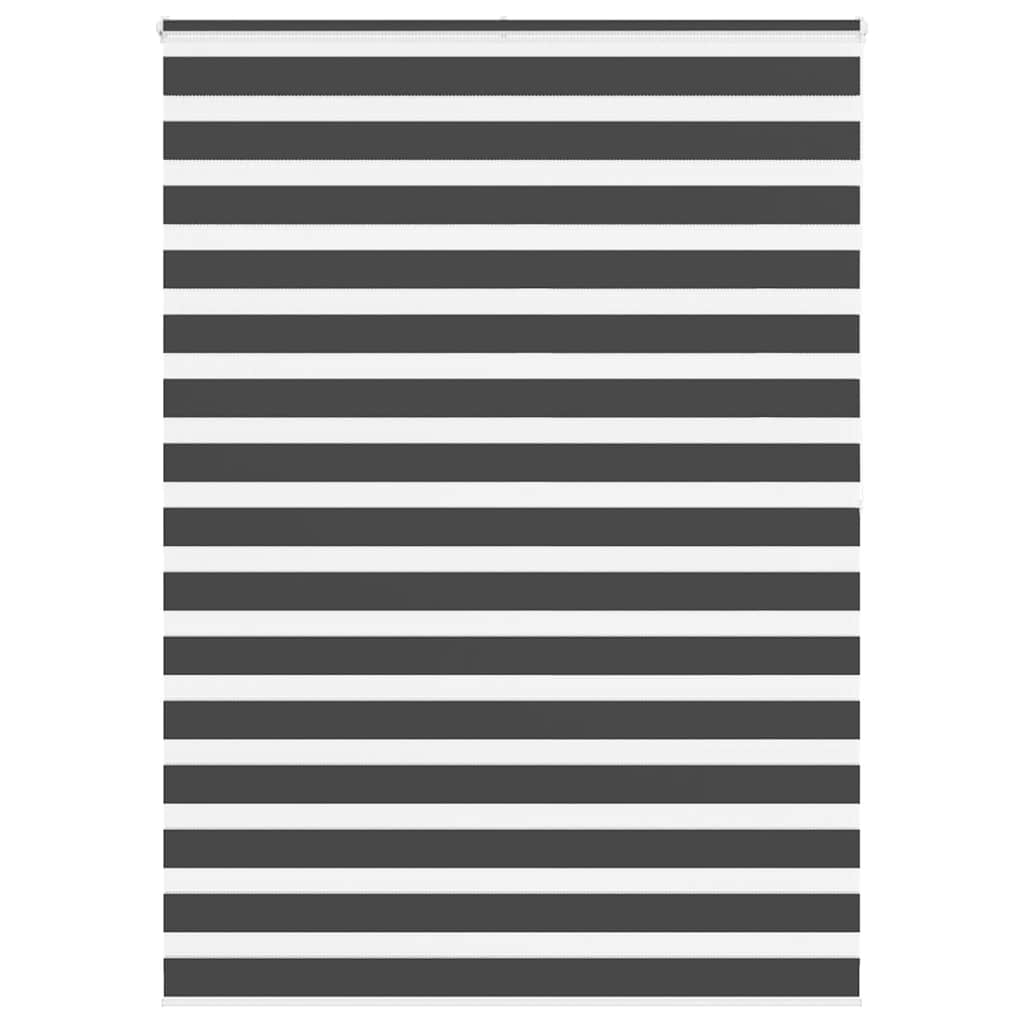 Zebrarollo Schwarz 165x200 cm Stoffbreite 160,9 cm Polyester
