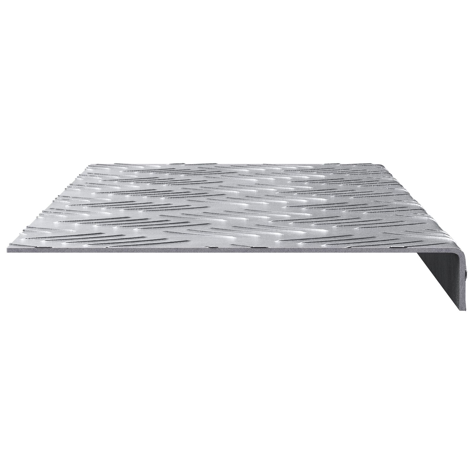 Aluminium Treppenstufen 10 Stück Anti-Rutsch 60x18 cm