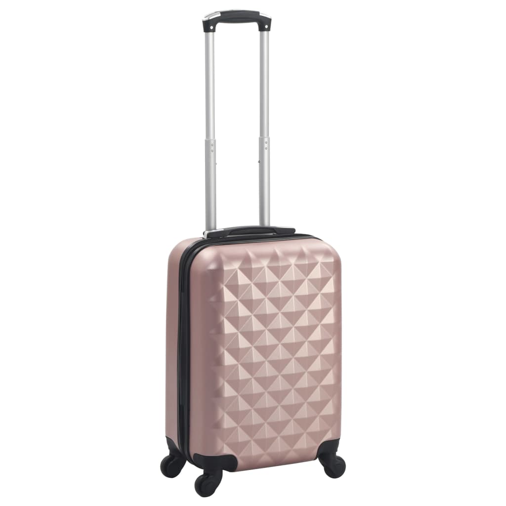 Hartschalen-Trolley Roségold ABS Hartschalen-Trolley Roségold ABS