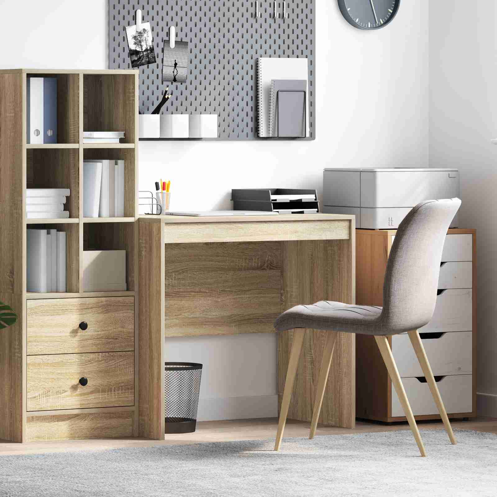 Schreibtisch Sonoma Eiche 80x50x76 cm Holzwerkstoff
