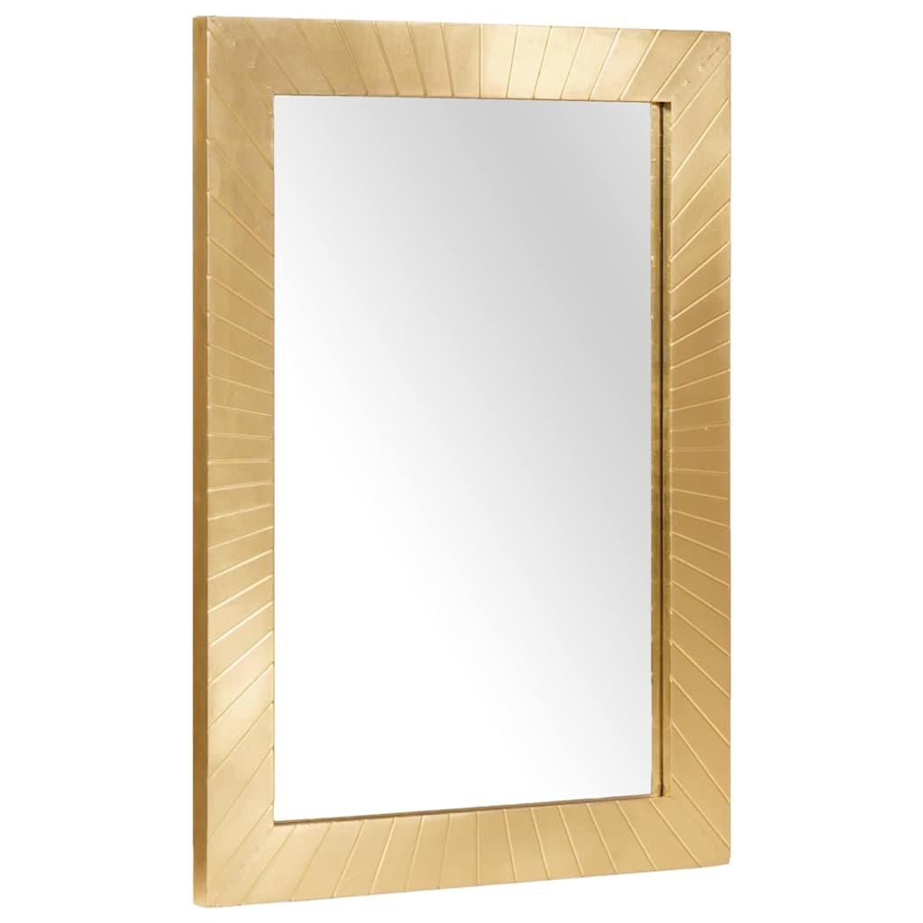 Badezimmer Spiegel Schwarz und Gold 50 x 2,5 x 70 cm Badezimmer Spiegel Schwarz und Gold 50 x 2,5 x 70 cm