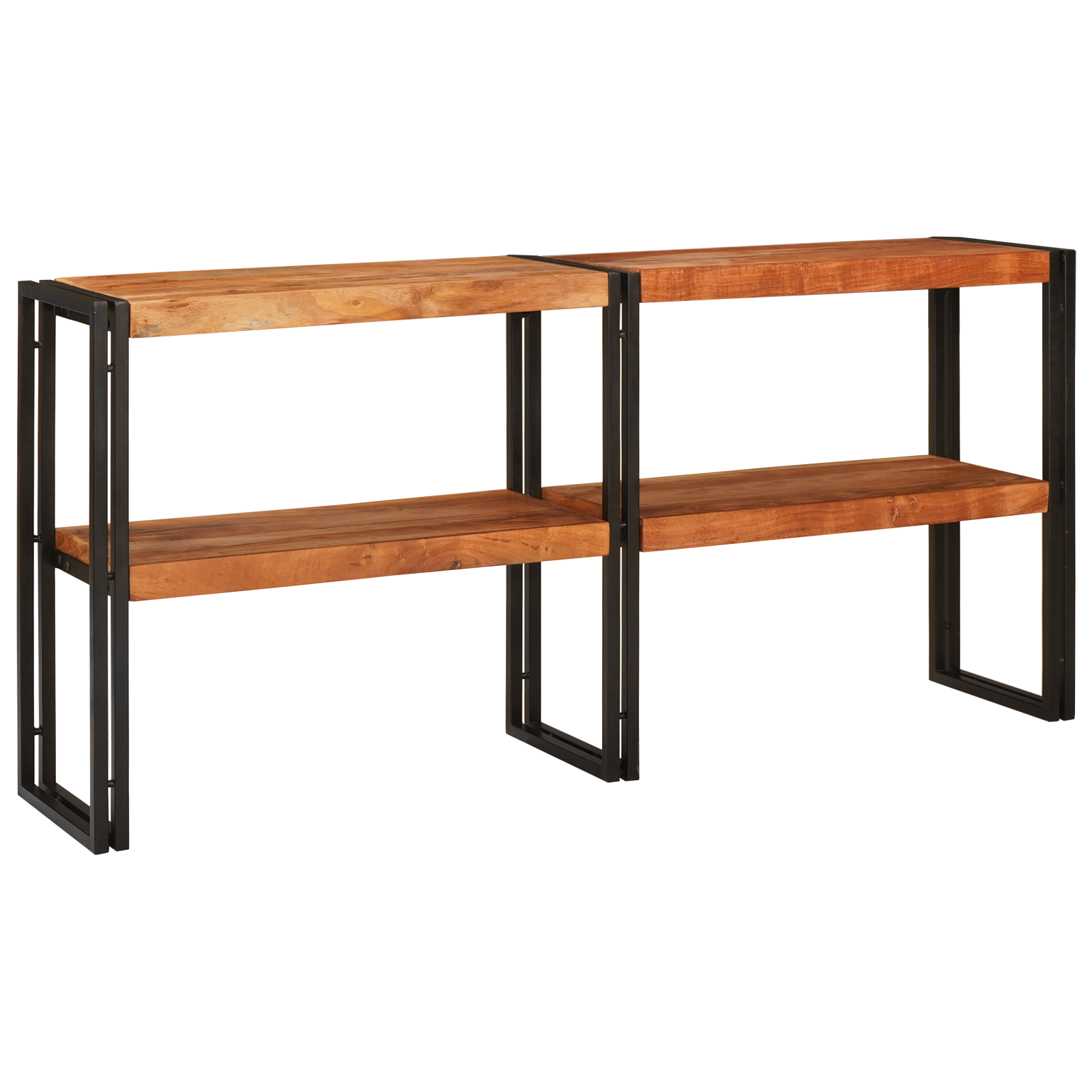 Konsolentisch 160x33x75 cm Massiv Akazie
