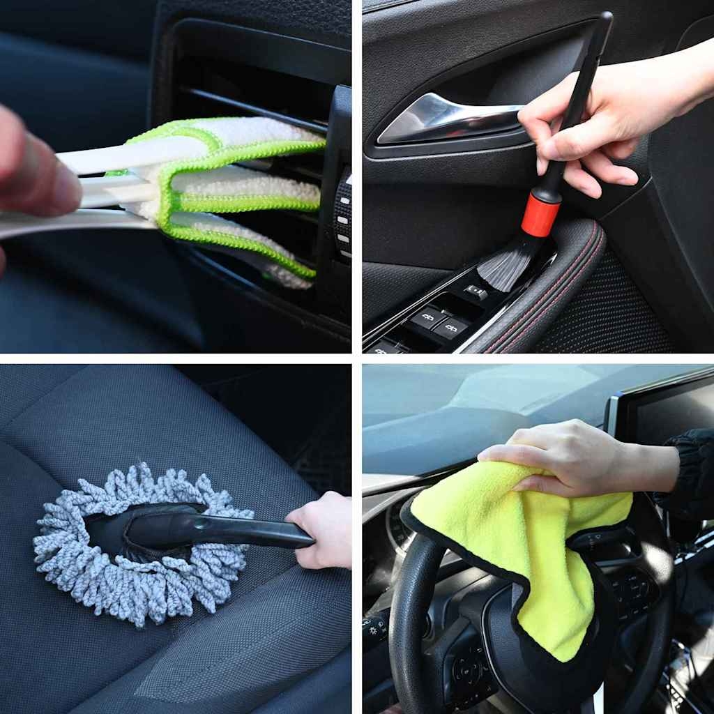 Auto-Reinigungsbürsten-Set 13 Teile 13 pcs Mehrfarbig