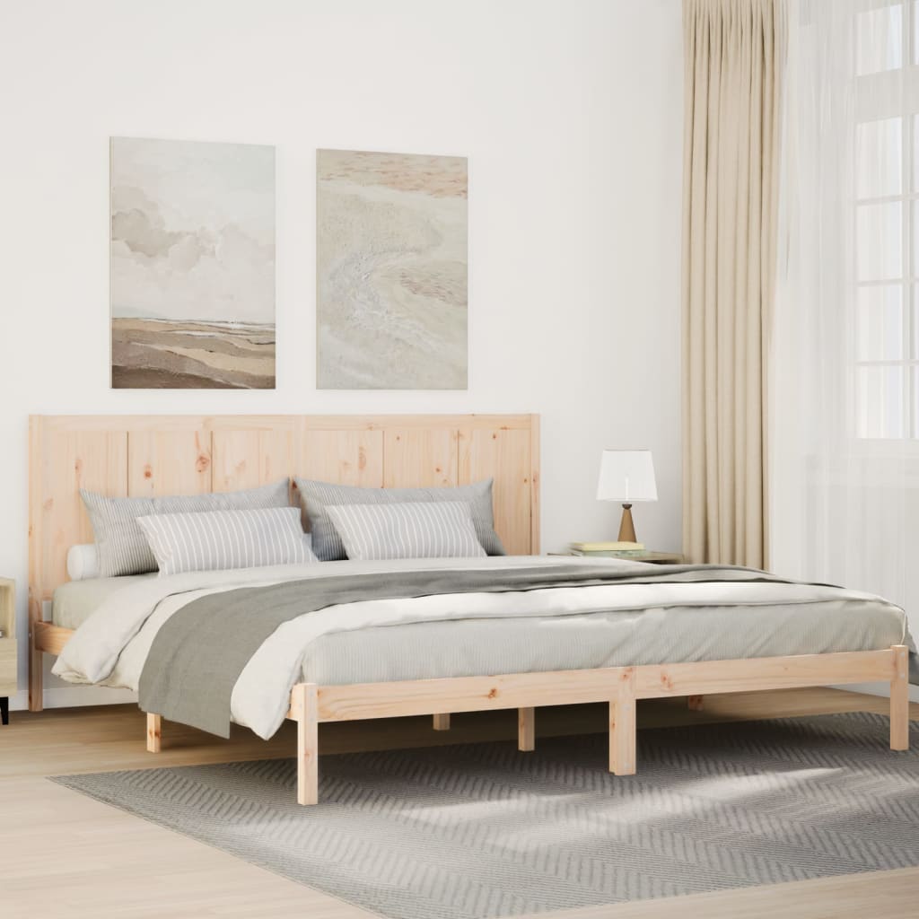 vidaXL Massivholzbett Extra Lang ohne Matratze 200x220 cm