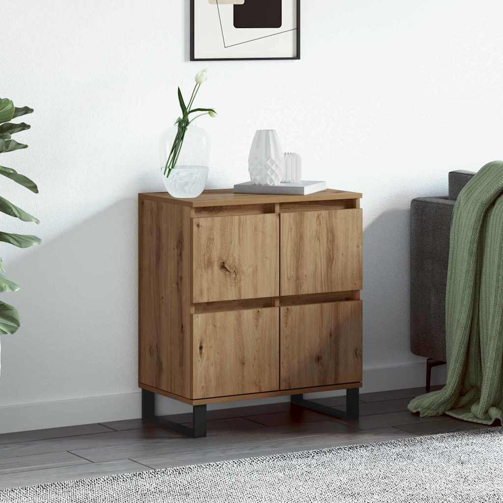 Sideboard mit Speicher mit Tür Braun 60 x 35 x 70 cm Holzwerkstoff