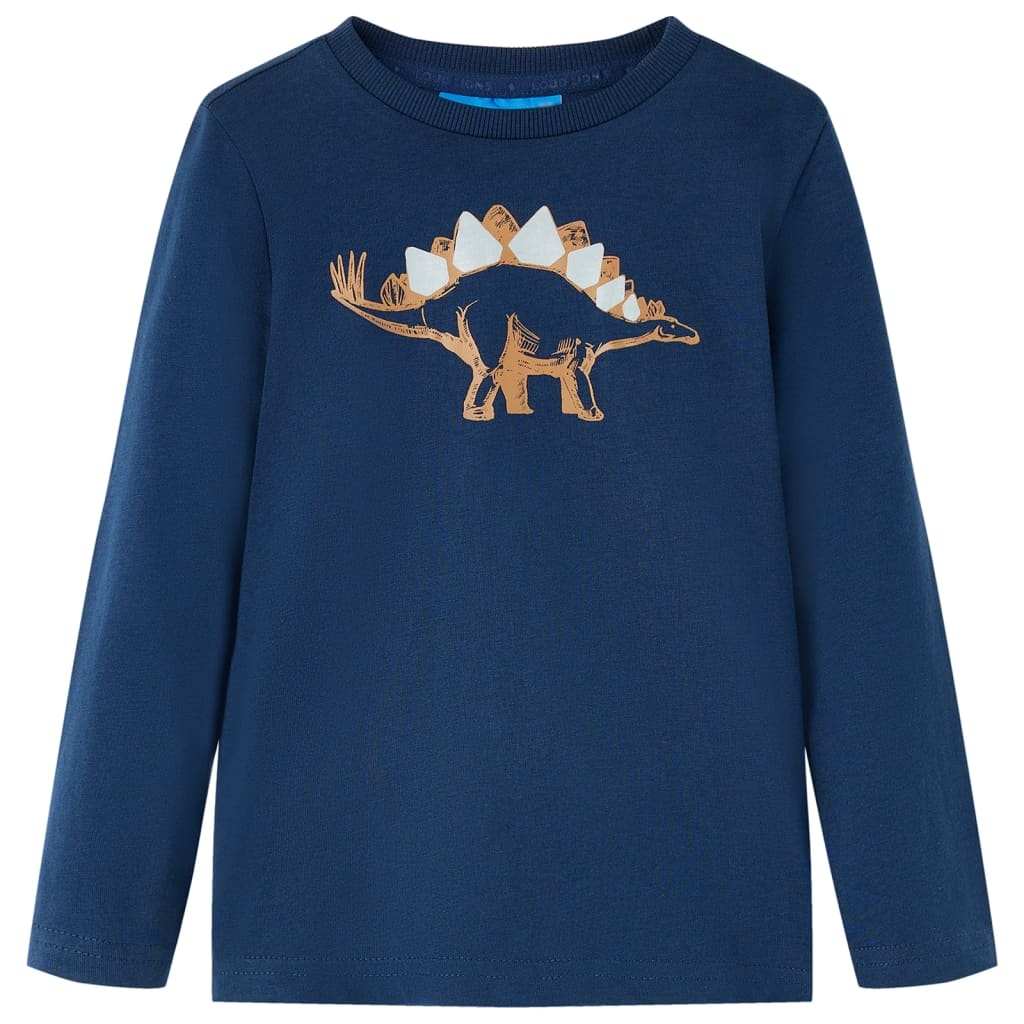 Kinder-Langarmshirt Marineblau 92 Kinder-Langarmshirt Marineblau 92