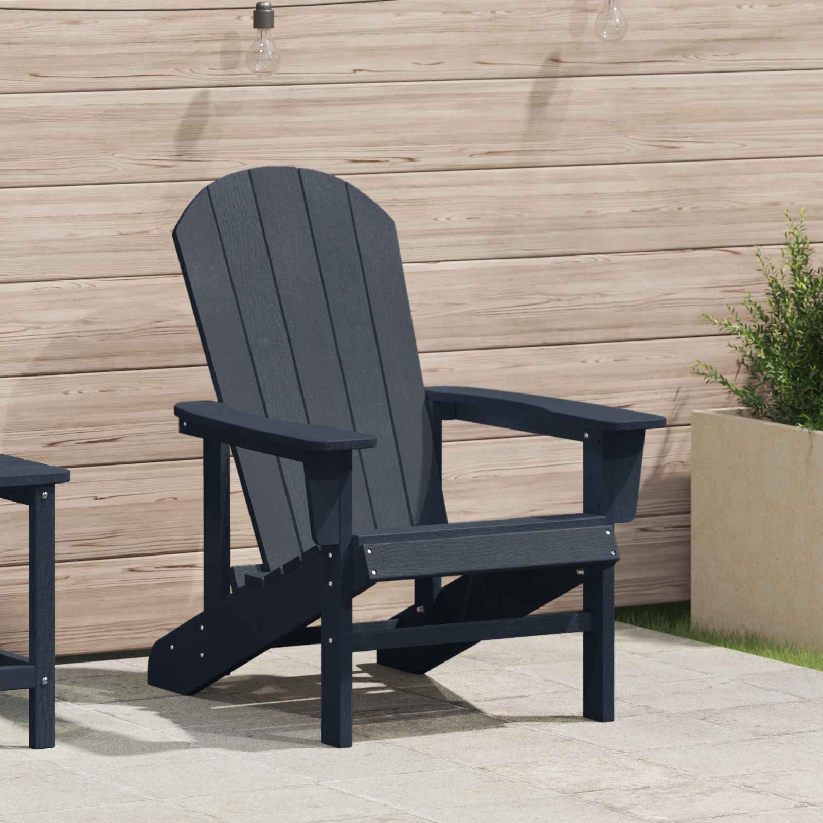 Adirondack-Stuhl Marineblau 74x82x91 cm HDPE Adirondack-Stuhl Marineblau 74x82x91 cm HDPE