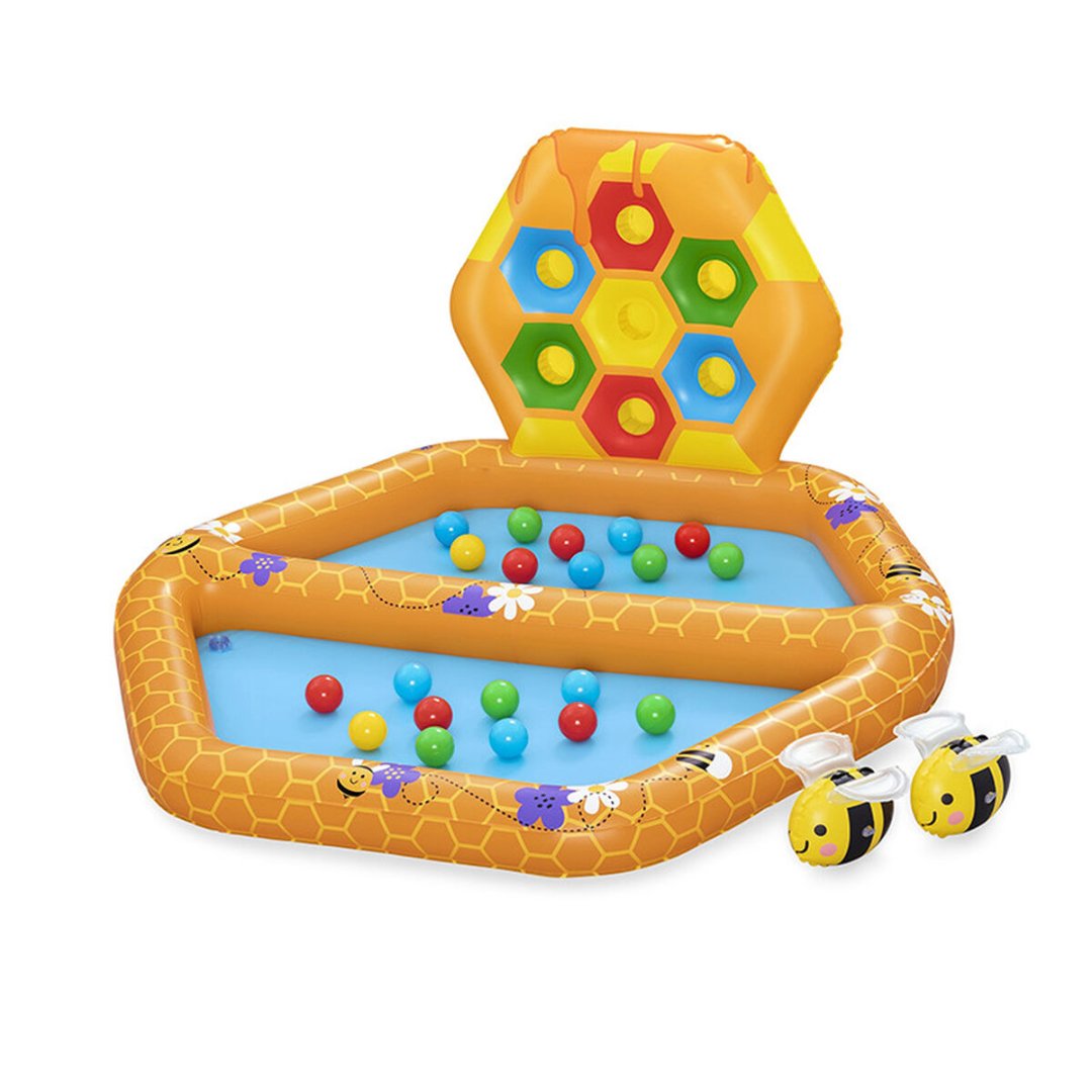 Bestway Aufblasbares Kinderbecken Bienen mit Bällen 127x119x61 cm +12 Monate Garten 52639 Bestway Aufblasbares Kinderbecken Bienen mit Bällen 127x119x61 cm +12 Monate Garten 52639