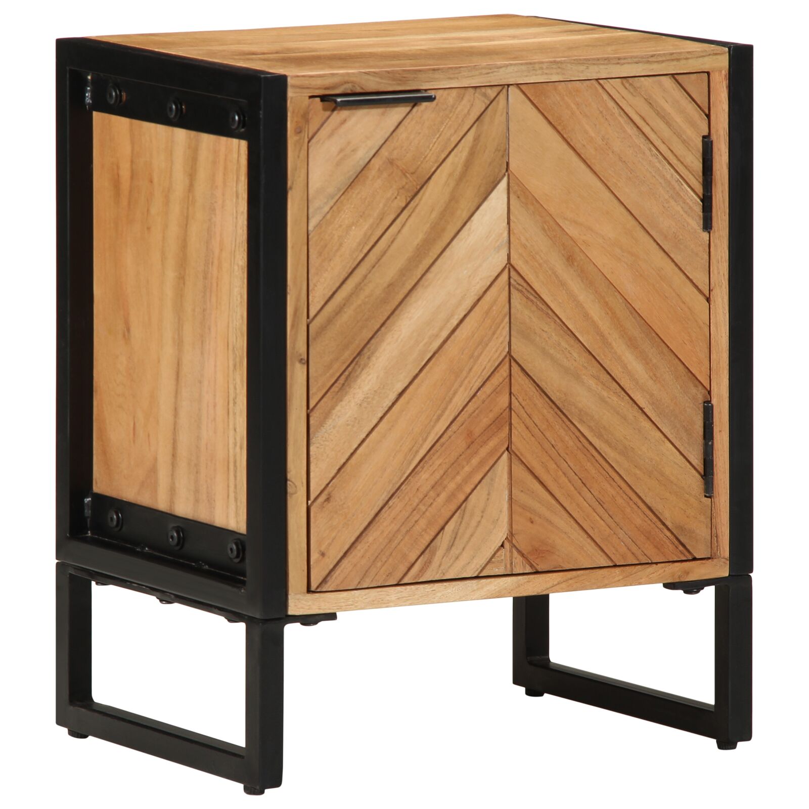 Nachttisch 40x30x50 cm Massivholz Akazie