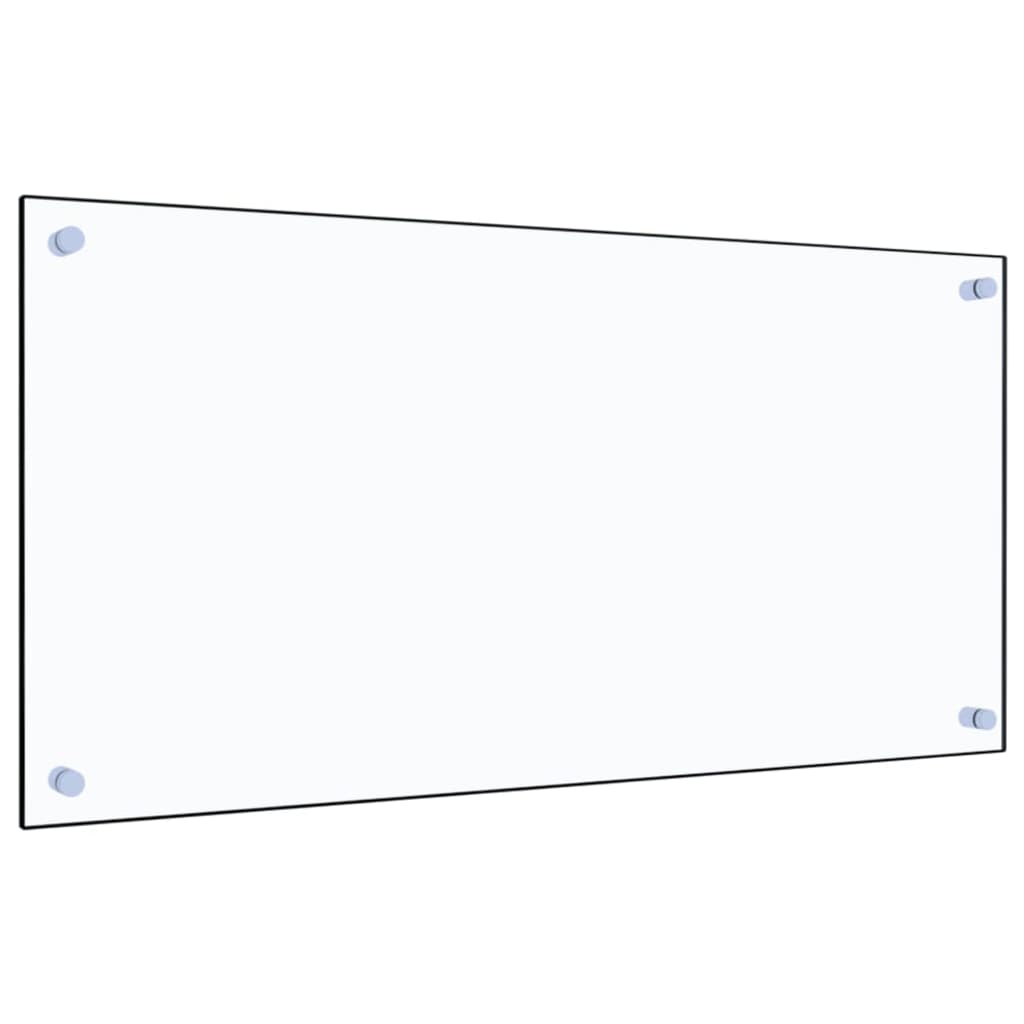 Küchenrückwand Transparent 80×40 cm Hartglas