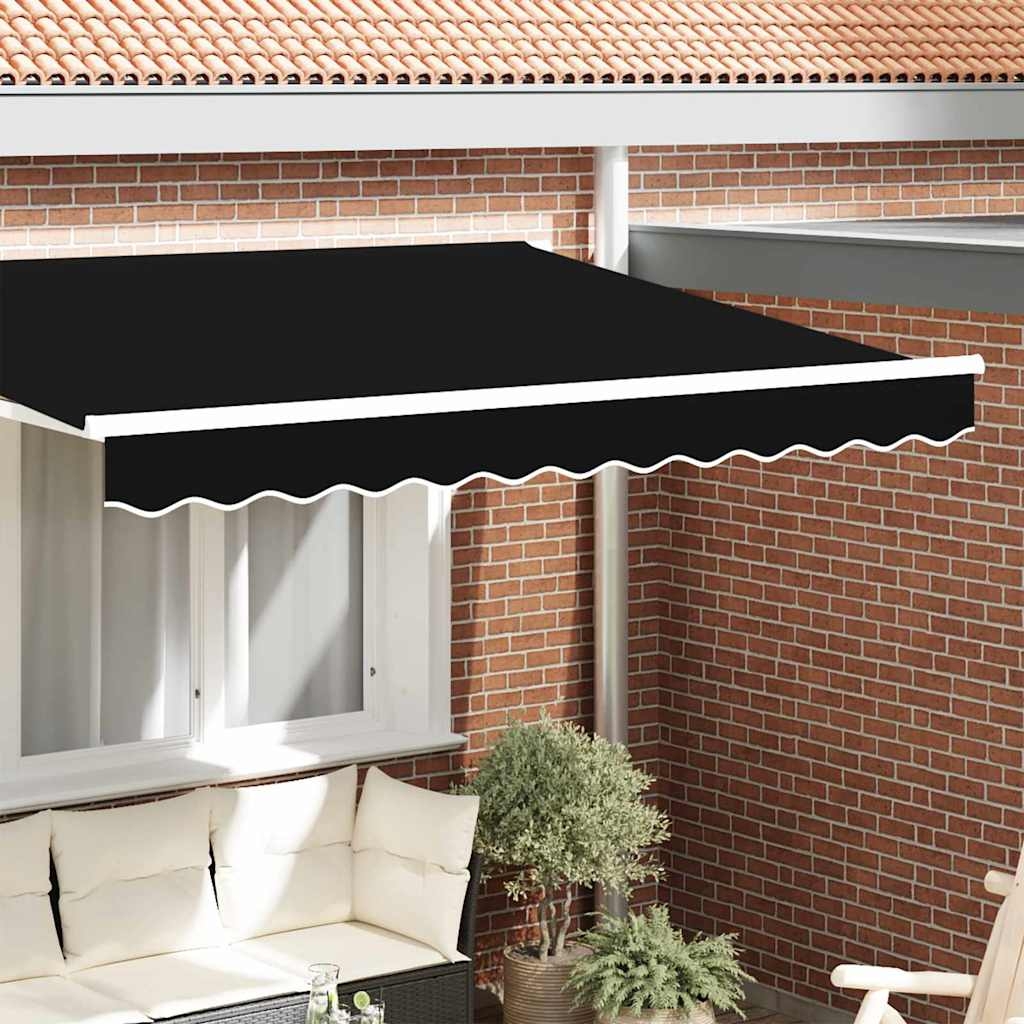 Rote Markisenfranse Schwarz 2.8x0.2 m Polyester