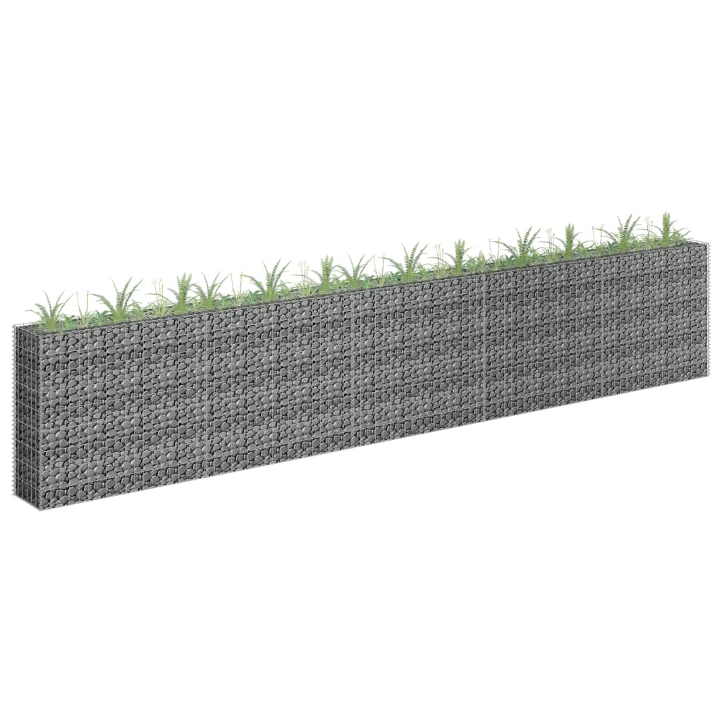 Gabionen-Hochbeet Verzinkter Stahl 450×30×90 cm Gabionen-Hochbeet Verzinkter Stahl 450×30×90 cm