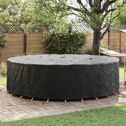 Gartenmöbelabdeckung Schwarz 320 x 320 x 105 cm 420D Stoff