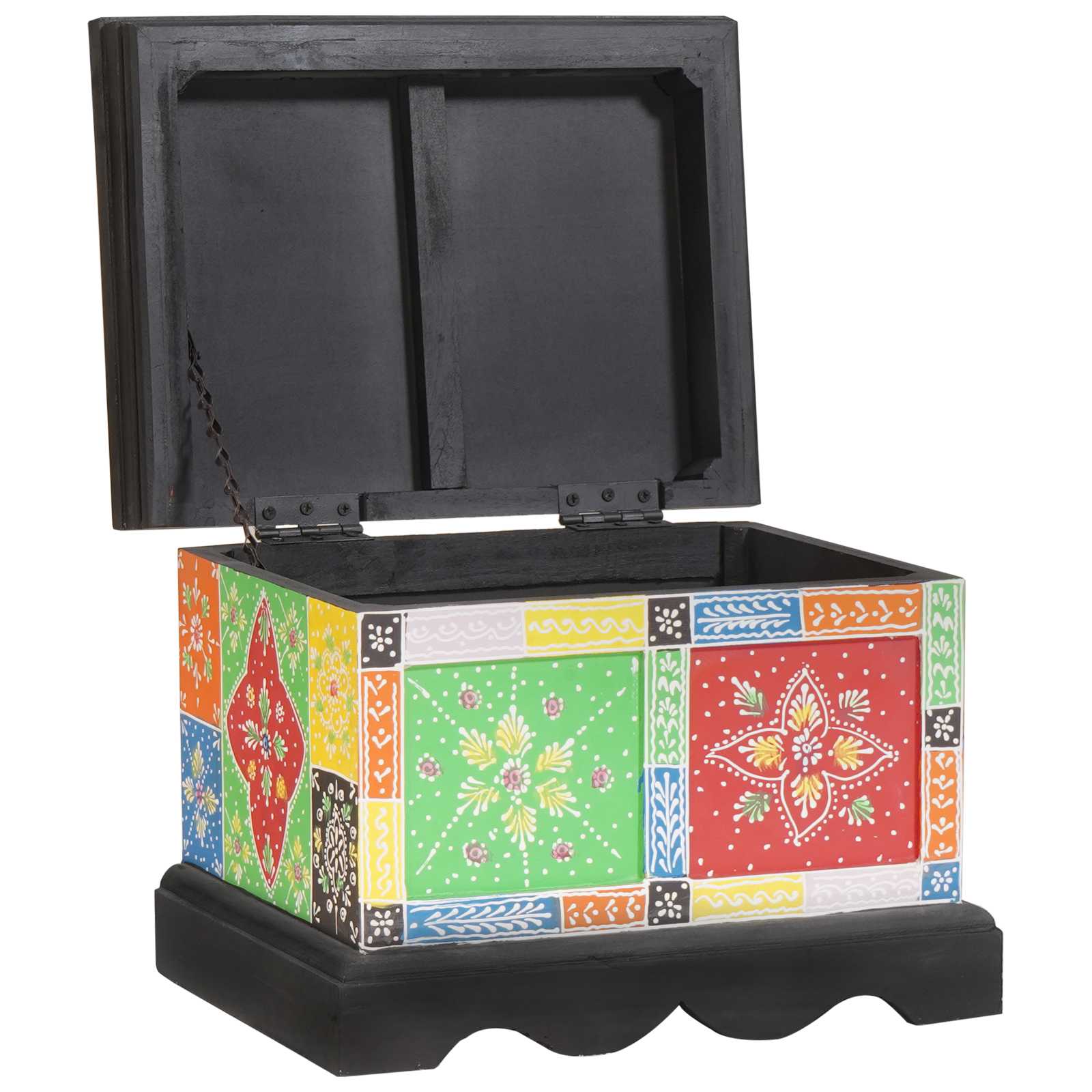 Aufbewahrungsbox 40x30x30 cm aus massivem Mango Holz