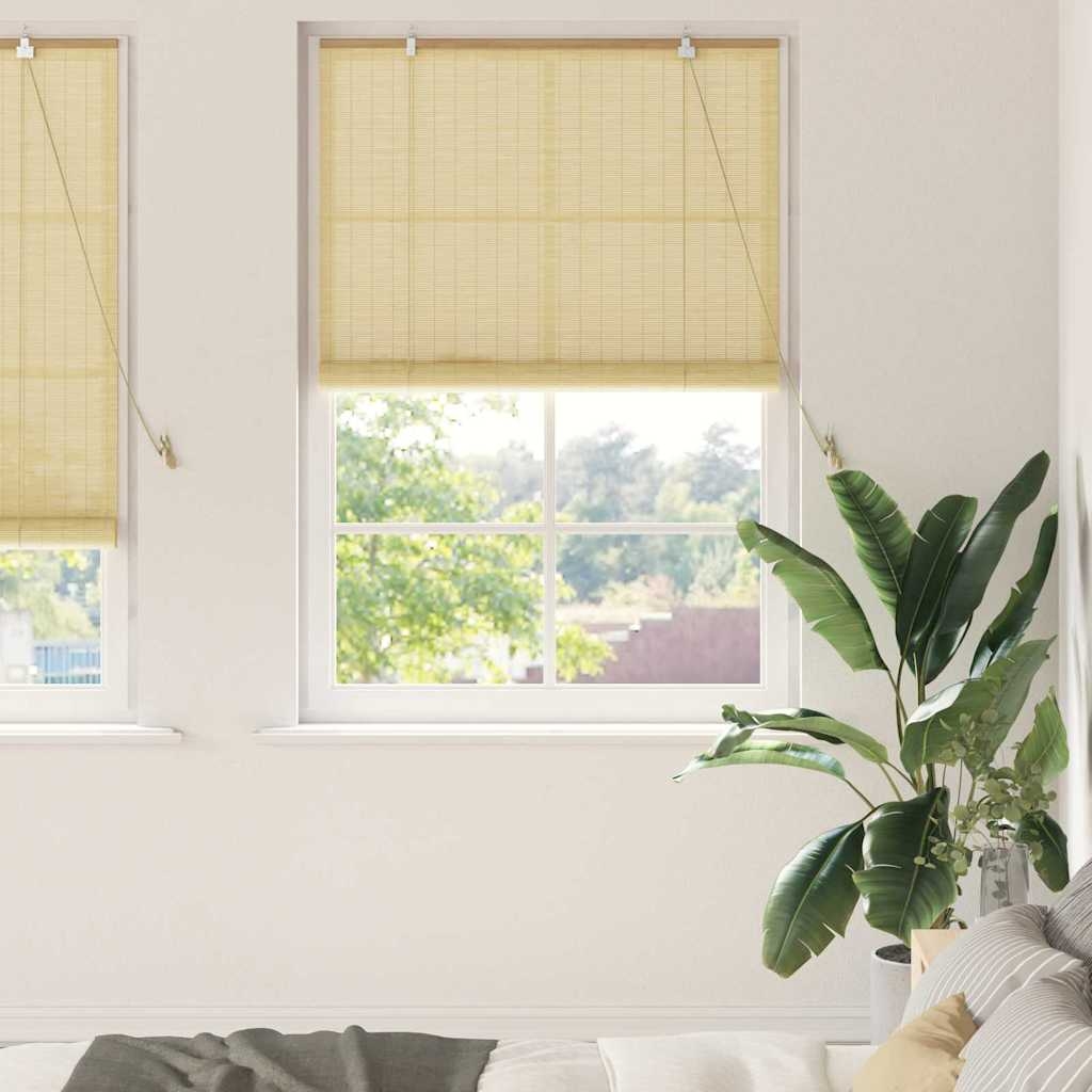 Fensterjalousien und -schattierungen Natur 100 x 220 cm Bambus