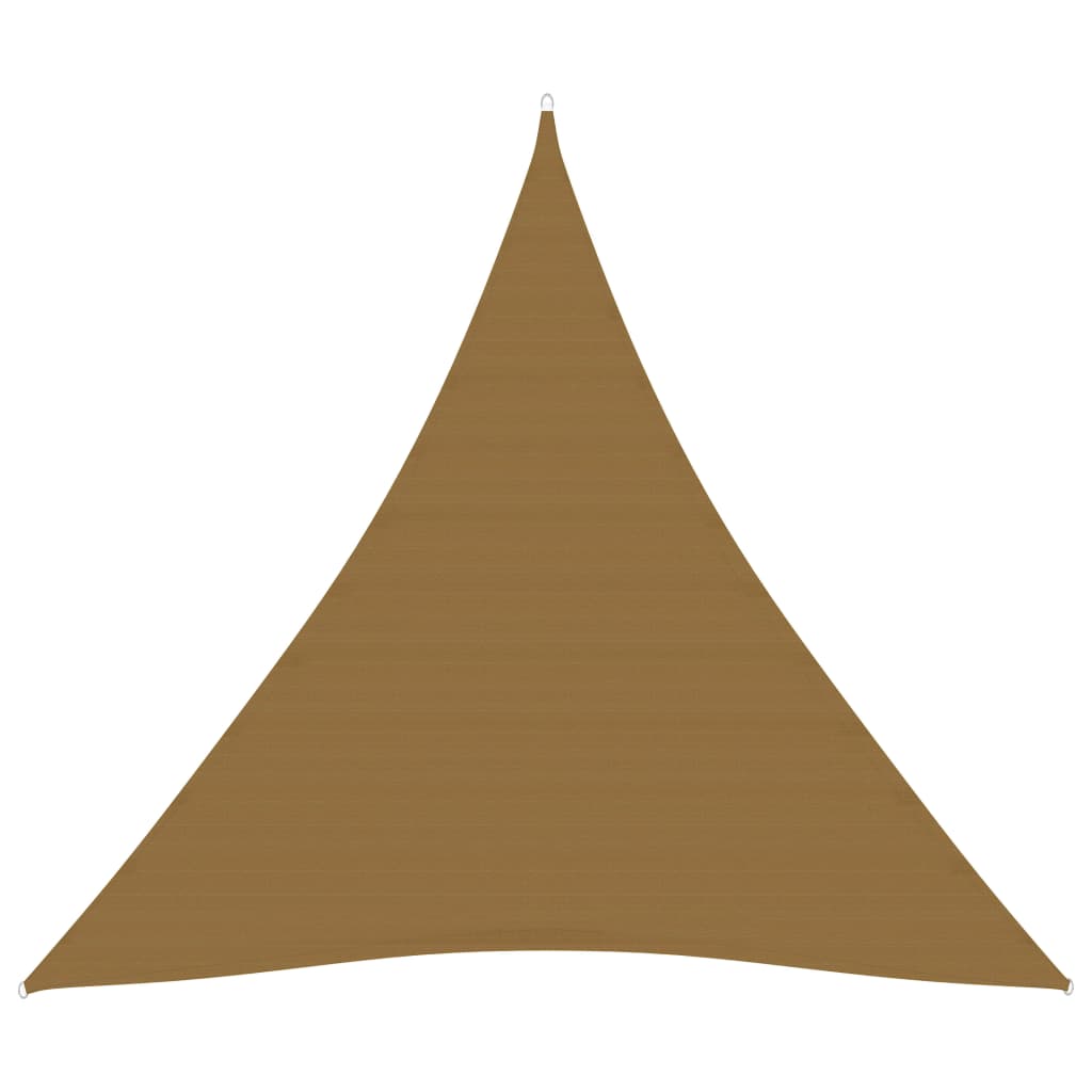 Sonnensegel 160 g/m² Taupe 4x4x4 m HDPE