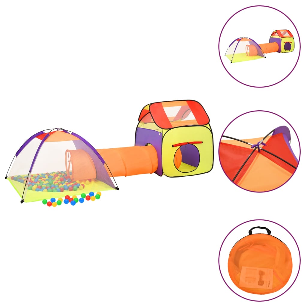 Spielzelt für Kinder Mehrfarbig 338x123x111 cm Spielzelt für Kinder Mehrfarbig 338x123x111 cm