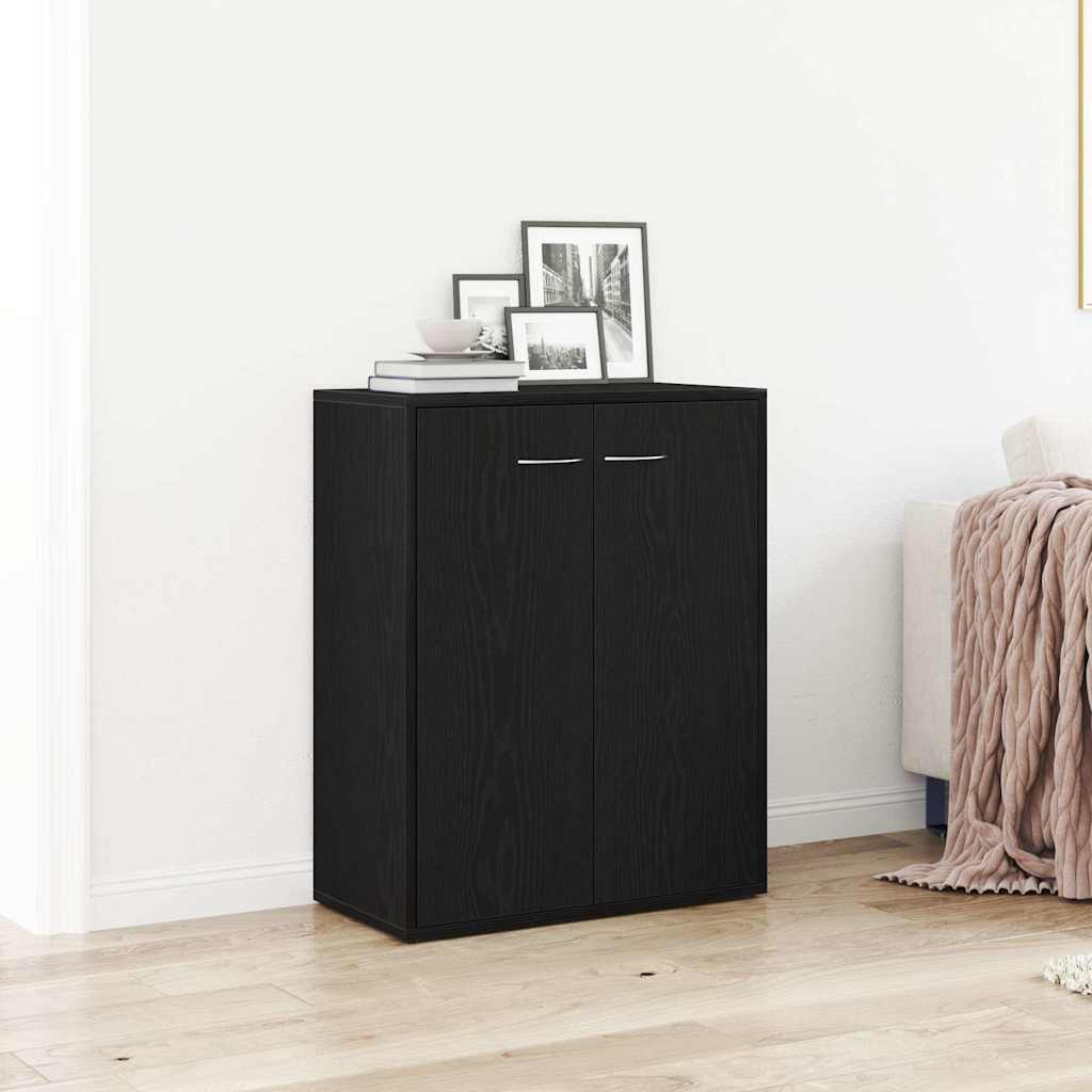 Sideboard Schwarze Eiche 60x30x75 cm Holzwerkstoff