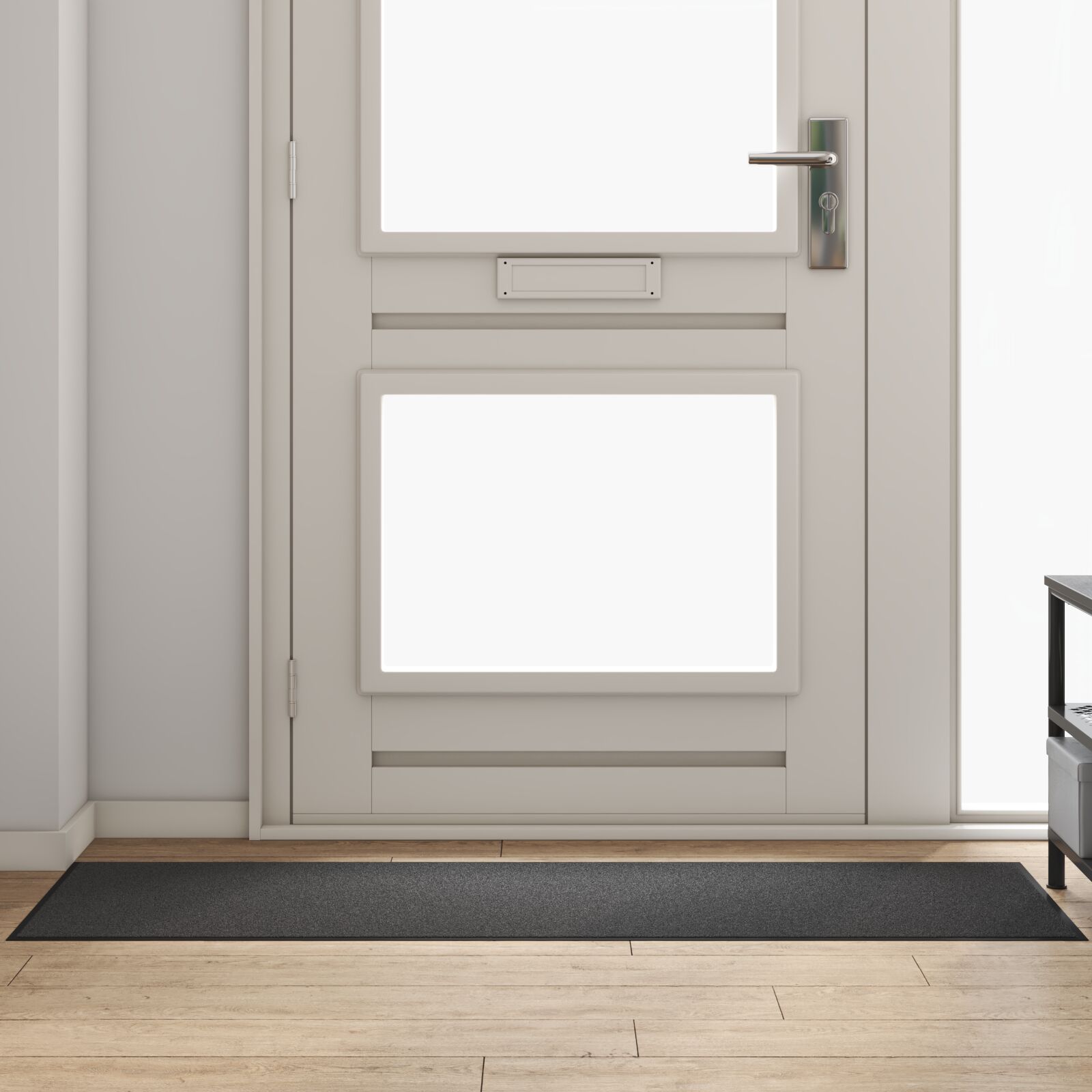 vidaXL Fußmatte rechteckig anthrazit 60x180 cm