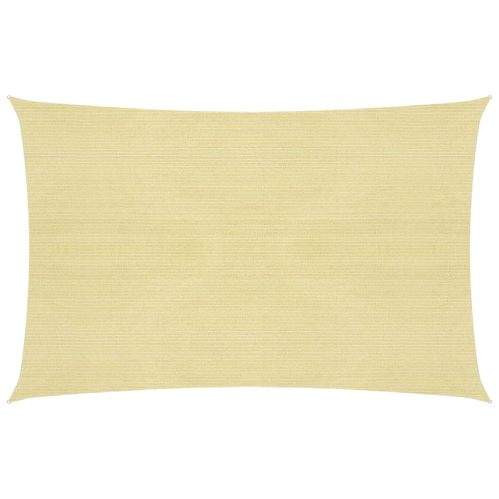 Sonnensegel 160 g/m² Beige 2,5x3,5 m HDPE