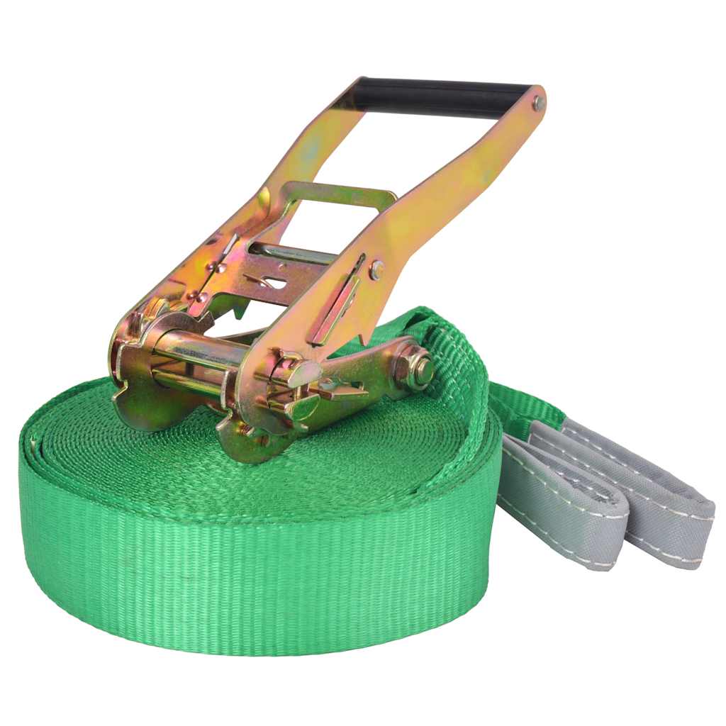 Slackline 15 m x 50 mm 150 kg Grün Slackline 15 m x 50 mm 150 kg Grün