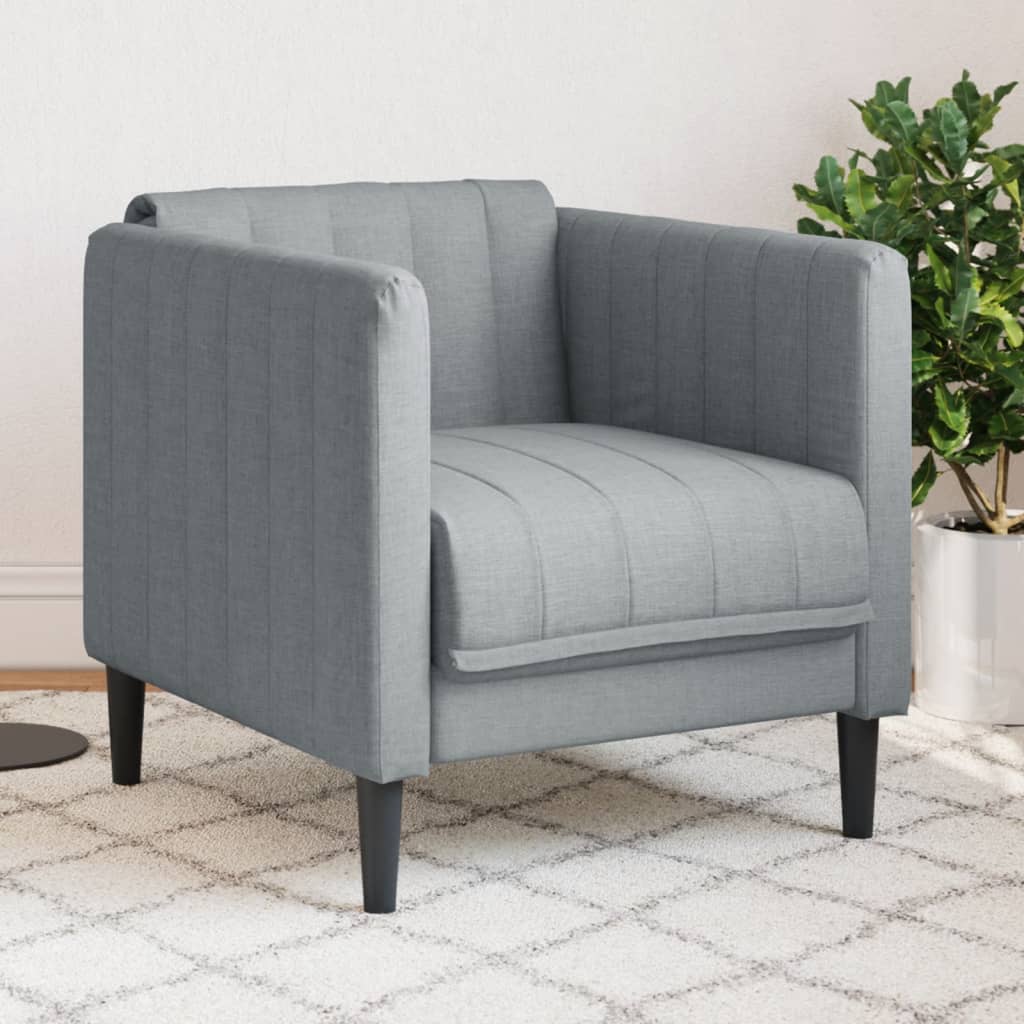 Sessel Hellgrau Stoff Sessel Hellgrau Stoff