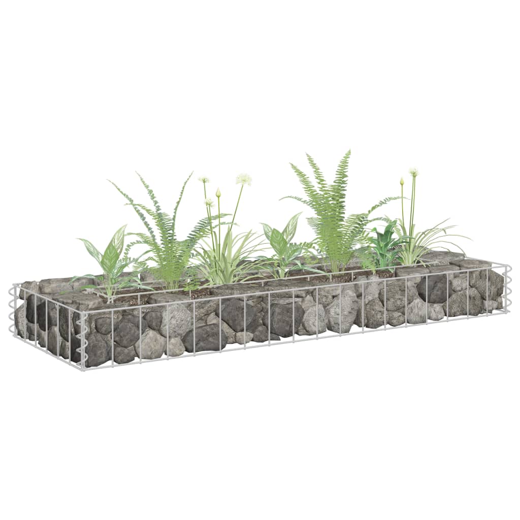 Gabionen-Hochbeet Verzinkter Stahl 90x30x10 cm Gabionen-Hochbeet Verzinkter Stahl 90x30x10 cm