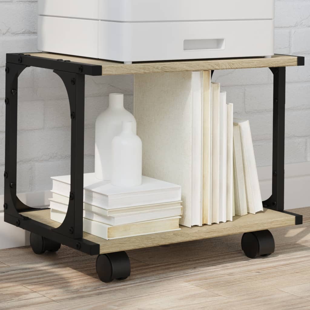 Druckerständer 2 Ablagen Sonoma-Eiche 41x28x33,5 cm Druckerständer 2 Ablagen Sonoma-Eiche 41x28x33,5 cm