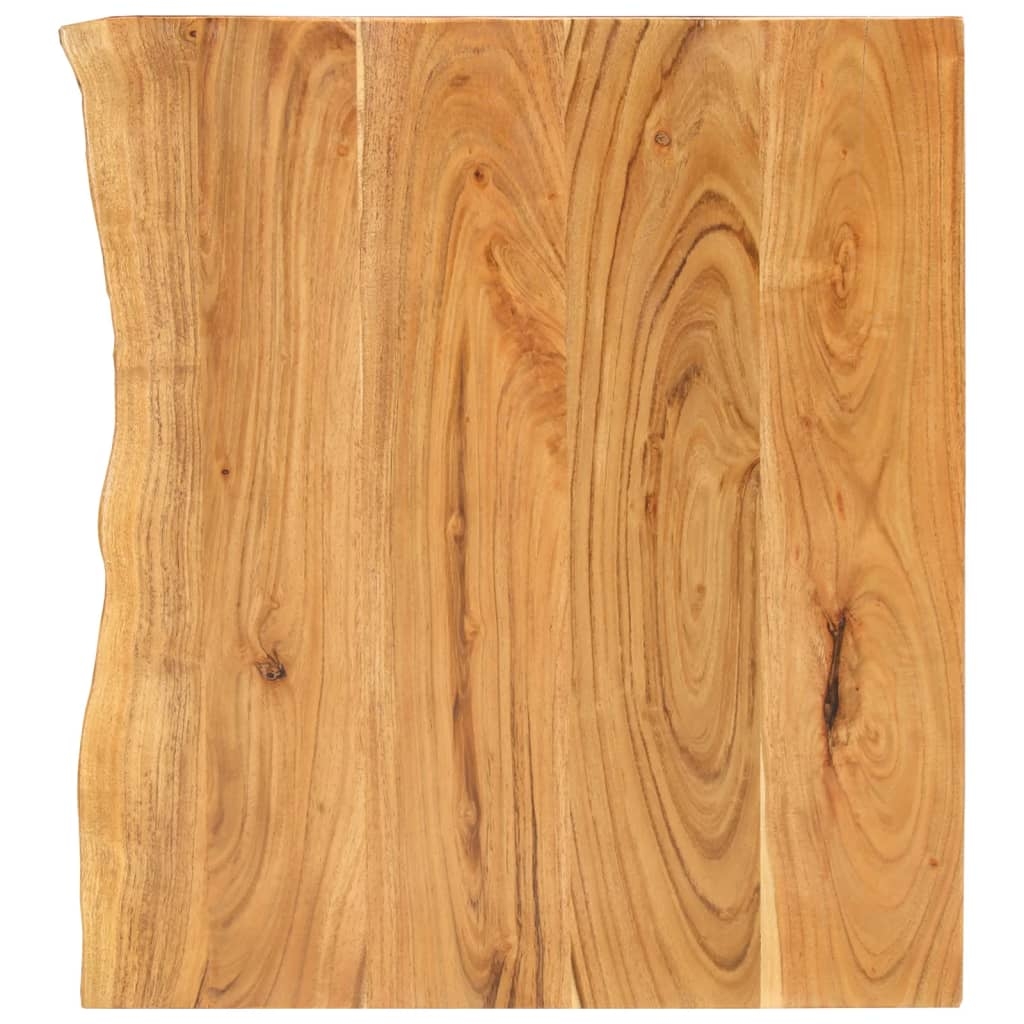 Badezimmer-Waschtischplatte Massivholz Akazie 80x52x2,5 cm Badezimmer-Waschtischplatte Massivholz Akazie 80x52x2,5 cm
