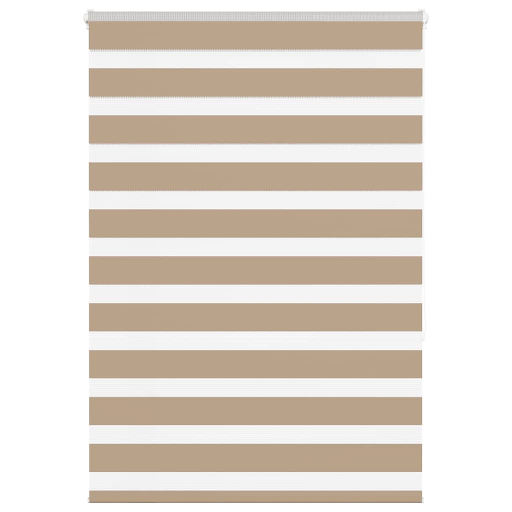 Zebrarollo Sandbraun 110x150 cm Stoffbreite 105,9 cm Polyester