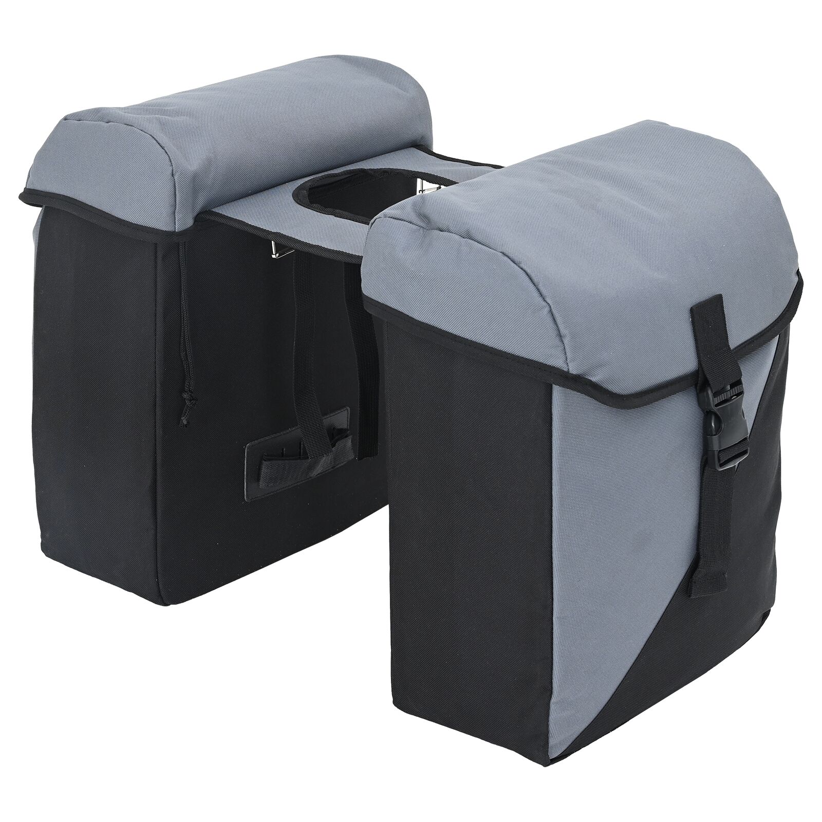 Fahrradtasche Doppeltaschen 35L Grau